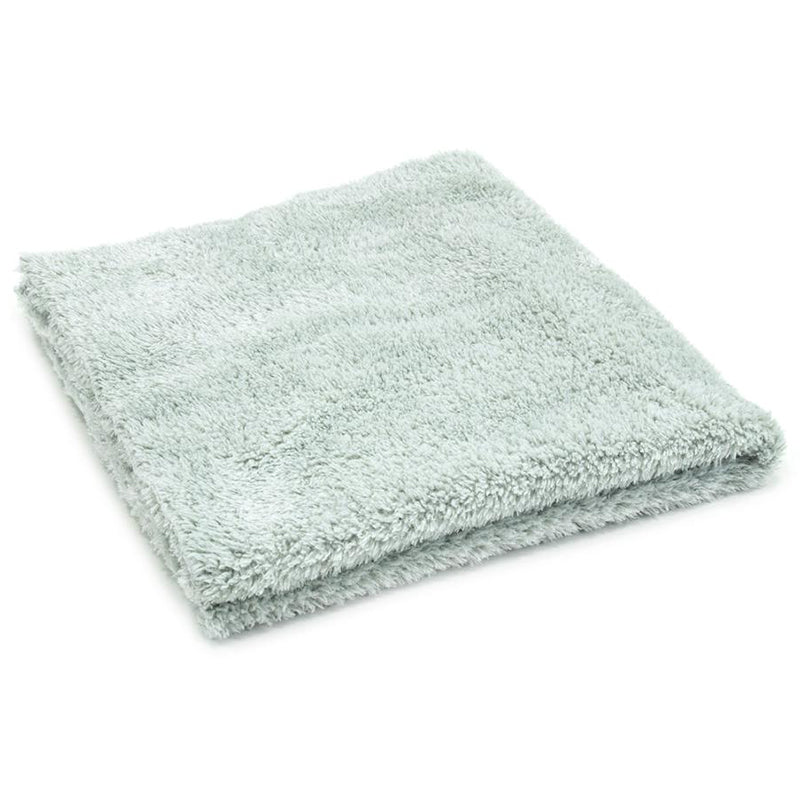 Autofiber Korean Plush 350 GSM Microfiber Towel 16x16 Gray- 1 Pack