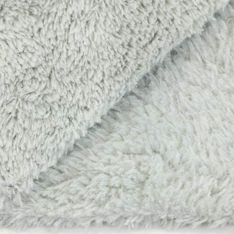 Autofiber Korean Plush 350 GSM Microfiber Towel 16x16 Gray- 6 Pack